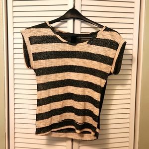 Off-white and black perfect for a party.
